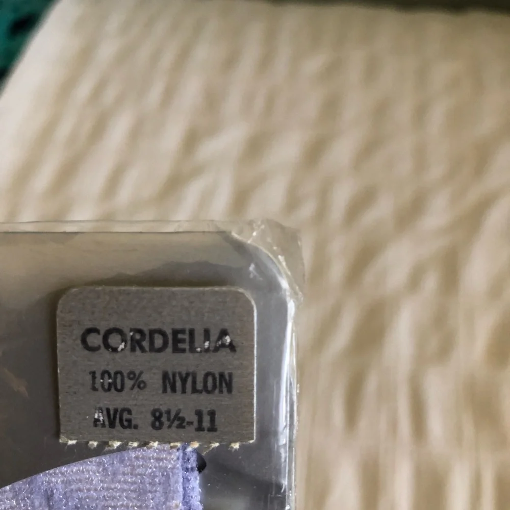 Vtg Bonnie Doon Lavender Cordelia Knee Highs
